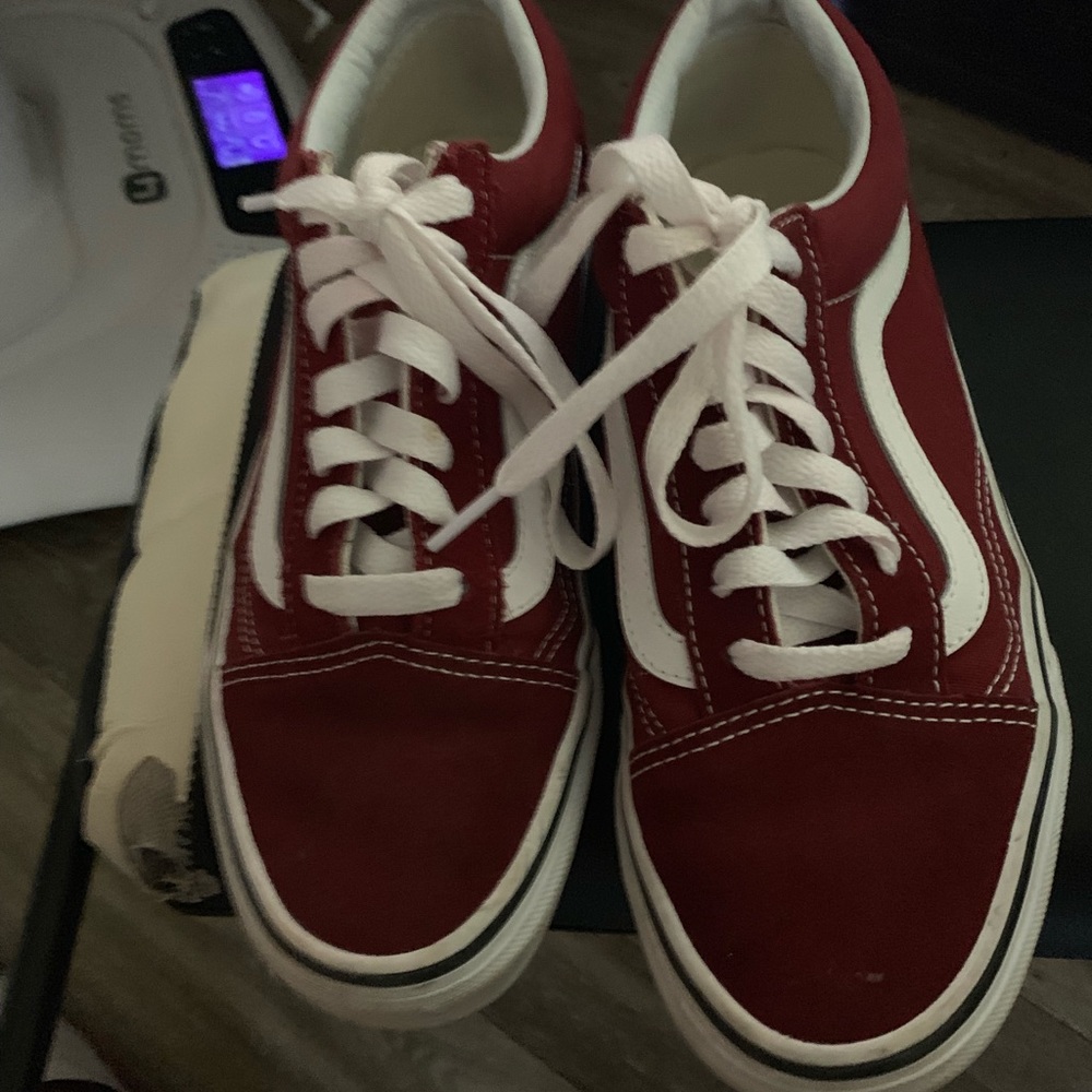 Burgundy Old Skool Vans